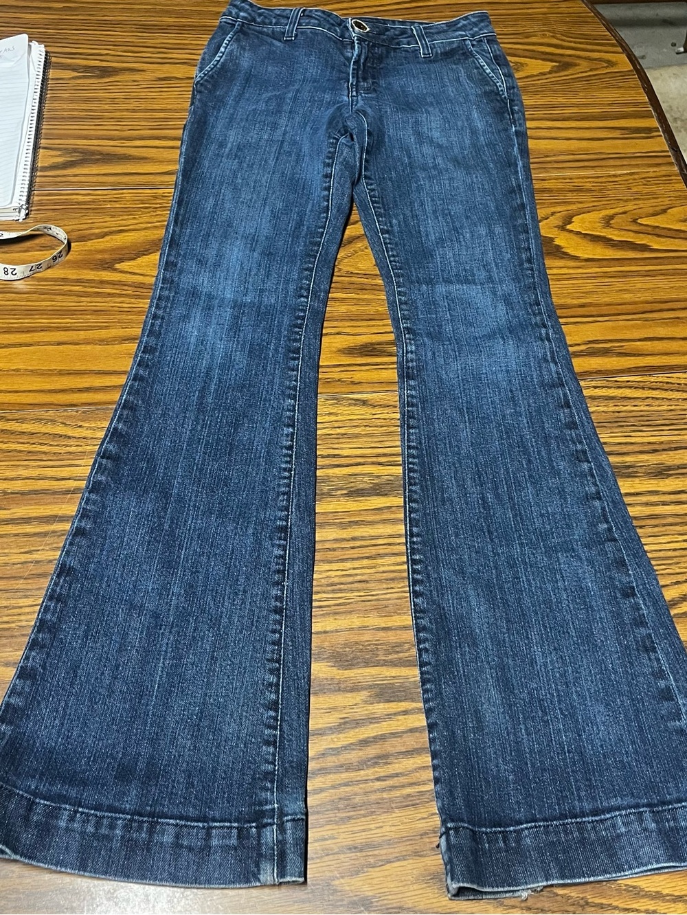 Immortality Dark Blue Women's Flared Jeans Size 26